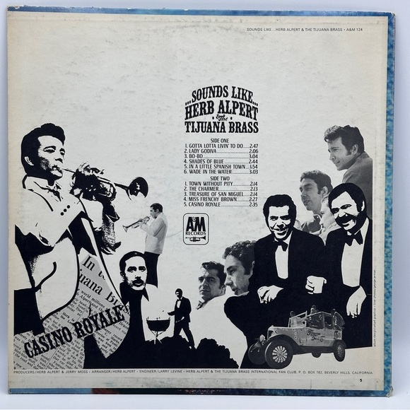 Sounds Like - Herb Alpert & the Tijuana Brass Vintage Vinyl Record Album - Picture 2 of 2